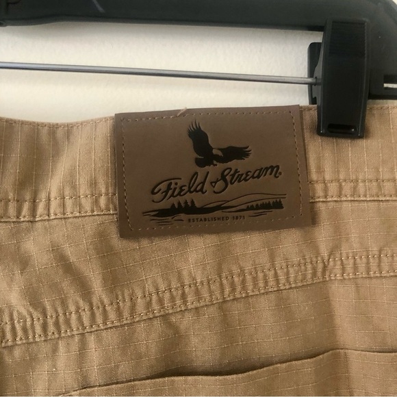 NWT Men’s Field and Stream rip stop cargo short solid ermine Size 36 - Picture 6 of 9